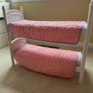 Pink Quilted Bedding Set